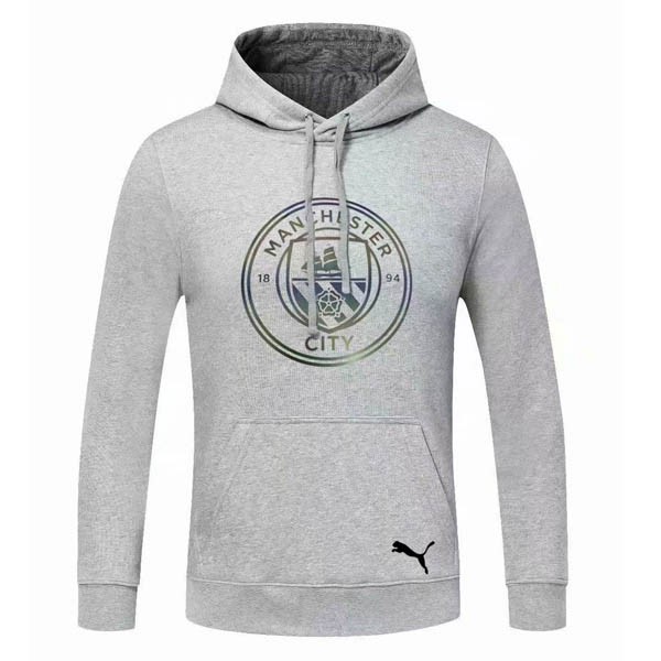 Felpa Cappuccio Manchester City 20/21 Grigio